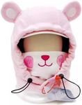 Pink Bear Ski Balaclava Cute Bear Snowboard Face Warmer Snowboarding Skiing Gear