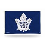 Rico FGB8703 NHL Toronto Maple Leafs Banner Flag 3-Foot by 5-Foot, Blue