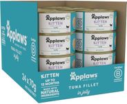 Applaws 100% Natural Wet Complementary Food for Kittens in Broth 70g Tin (Pack of 24)