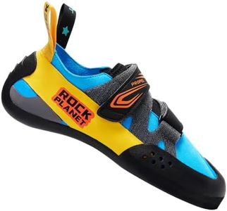CASTIRON LIFT Breathable Slip-On Climbing Shoes Lightweight Design for Bouldering Gym Training Hook & Loop Closure System Unisex, Blue, 4.5 Narrow Women/3.5 Narrow Men