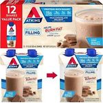 Atkins Milk Chocolate Delight Protein Shake Low Glycemic Keto Friendly 12 Count
