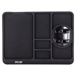 Olixar Sticky Dashboard Mat - Dash Car Phone Holder with Mount - Large Non Slip Gel Pad - Washable - Holder for Keys, Cell Phone, Coins and Glasses