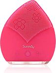 SUNMAY Leaf Sonic Facial Cleansing Brush & Face Massager, Electric Exfoliator Cleanser Machine with Timer & Waterproof Silicone for Deep Cleansing Face Wash Scrub Exfoliating, USB Rechargeable