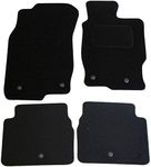 JVL 2317 Fully Tailored Carpet Car Mat, Set of 4, Black