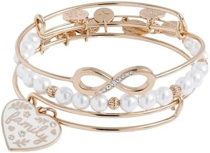 Alex and Ani AA840724SG:Family, Set of 3, SG, One Size, Yellow Gold, no gemstone