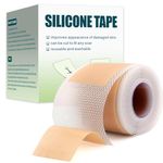 Silicone Scar Sheets, Medical Grade Silicone Scar Tape, Reusable Scar Removal Sheets, Long Scar Treatment Strips for Surgical Scars, Healing Keloid, C-Section, Tummy Tuck, Acne (1.6” x 60” Roll)