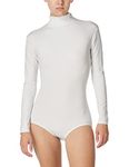 Capezio Women's Turtleneck Long Sleeve Leotard,White,Small