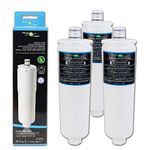 FilterLogic FFL-111B Fridge Water Filter Compatible With Bosch CS-52, 640565, Siemens, Neff, 3M Cuno, Abode AT2002 Safelock, AP1-C301-S, 70020025600; Indesit 8668597, C00094379, C00097913 (3 Pack)