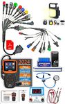 BS6-BS7 Scanning Cable [21 • Coplar] with V317 OBD-II Scanner,ELM 327 OBD-II Scanner, ★DC Voltage Tester,★Fule Pressure Gauge,★LED Keychain Light,★Free Continuity Tester [★Scanning KIT★]