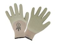 ROSTAING BOHO-IT06 Garden Glove for Plantation - Bamboo and Latex Fibres - Beige Boho - Size 06, Taupe, 6