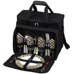 Picnic at Ascot Original Insulated picnic cooler with Service for 4 -Designed & Assembled in the USA