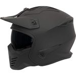 Spada Storrm Motorcycle Helmet Peak Sun Visor Open Face Full Matt Black J&S (S)