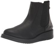 Blowfish Malibu Women's Calo Chelsea Boot, Black Local Sheriff, 8.5 US