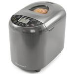 Elite Gourmet EBM8103CG CERALAST Programmable Ceramic Bread Bread and Kneading Sheet 19 Menu Functions Gluten Free, White, Wheat, Rye, French and More, 2 Pounds, Grey