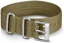 Timex Unisex 20mm Olive Green Slip-Thru Strap TW7C05700