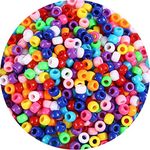 1000 Pieces Pony Beads, Multicolor 