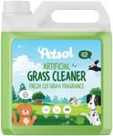 PetSol Artificial Grass Cleaner, Kennel Disinfectant and Deodoriser Dog Urine Neutraliser, Patio Cleaner Pet Friendly. Fresh Cut Grass Scent 1L Concentrate Pet Disinfectant