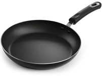 KICHLY Aluminum Non Stick Frying Pan 28cm, Induction Frying Pan with Heat Resistant Handle, Anti-Scratch Omelette pan Non Stick pan, Cooking Pan for Electric, Gas and Induction Hob, (Black)