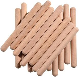 32 Pieces Rhythm Sticks for Kids Bulk, 8 Inch Wood Music Lummi Sticks Classroom Percussion Instrument