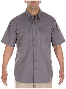 5.11 Tactical Men's Stryke Short Sleeve Polo Shirt, Flex-Tac Stretch Fabric, Teflon Finish, Style 71354