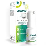 Zaspray Dry Eye Relief Spray | for Irritated Itchy and Red Eyes | Soothes and Hydrates Dry Eyes Due to Allergy | Preservative-Free Formula | Easy-Use 10ml Bottle