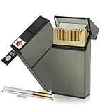 x-lighter Cigarette Case for 100’s King Size, Smell-Proof, Cigeratte Box Holder, Father's Day Gift for Men dad