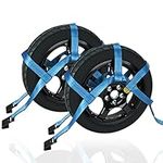 Set of 2 Tow Dolly Straps with Flat