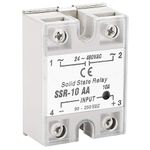 Solid State Relay, SSR-10 AA 10A Solid State Relay Module(SSR AC-AC Input 90-250V AC Output 24-480V AC)