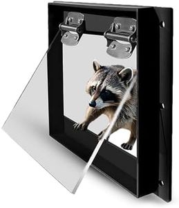 (Original) Rhino Excluders® R108 Raccoon One Way Excluder Door - Live Trap Alternative - Raccoon Eviction - Perfect for Outdoor Spaces - Easy DIY Installation - Pack of 1