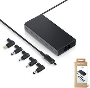 Innergie Alimentatore di rete universale T24 240 W 230 W 200 W Gaming Laptop Caricatore con cavo e 5 connettori, compatibile con Acer ASUS Dell Alienware HP Lenovo MSI e più marchi di laptop, Delta