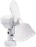 Caframo Ultimate. 12V Lighter Plug Fan for Boats and Campers. Easy to Clean. White, 5.25" x 2.5" x 8.0"