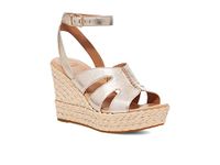 UGG Women's Careena Sandal, Pale Gold Metallic, 7 UK