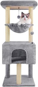 ROYPET Newest Design 43.3" Cat Tree with Hammock,Grey