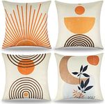 Cushion Covers Abstract Geometric Cushion Cover Cushion Covers Decorative Cushion Covers Linen Sofa Decoration for Living Room Bedroom Garden Autumn