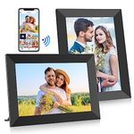 FANGOR 10.1 Inch WiFi Digital Picture Frame (2-Pack) with IPS HD Touchscreen, Smart Cloud Photo Frame with Built-in 32GB Storage, Auto Rotate, Wall Mount, Share Photos and Videos Anytime, Anywhere