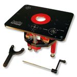 JessEm Mast-R-Lift II 02120 Router Lift, 9-1/4-Inch by 11-3/4-Inch,Black/Red