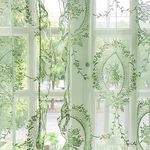 Deeprove Green Lace Curtains 84 Inc