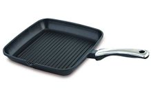 Prestige Die Cast Plus Square Grill Pan, 28cm, Black (Aluminium)