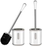 Toilet Brush and Holder, 2 Pack Com