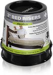 Slipstick CB676 3 Inch Incline Bed Risers for Acid Reflux, Pain, and Breathing Relief (Set of 2 Medical Risers) Raises/Elevates Head of Bed