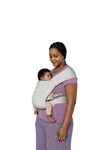 Ergobaby Embrace Baby Carrier Specially for Newborns from Birth with Head Support, Spreadable Cross Straps and Supportive Waistbelt, Super Soft and Ergonomic, 2 Carry Positions, 3-11 Kgs, Soft Grey