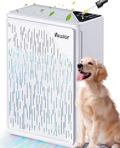 Air Purifiers for Home Large Room Up to 3000 ft², VEWIOR H13 True HEPA Air Purifier with Powerful 5-Stage Filtration, Night Light, Auto Mode, Timer, Upgrade Air Cleaner for Wildfire Pet Smoke Dust