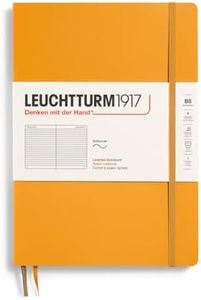 LEUCHTTURM1917 365635 Carnet Composition (B5), Couverture souple, 123 pages numérotées, Rising Sun, ligné
