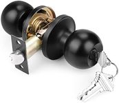 Probrico Black Door Lock with Key, 