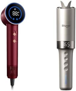Bluvol R10 Apex Cordless Automatic Hair Curler & Bluvol SonicDry H10 Apex Travel Hair Dryer