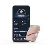 Owlet Dream Sock - Smart Baby Monitor View Heart Rate and Average Oxygen O2 as Sleep Quality Indicators. Wakings, Movement, and Sleep State. Digital Sleep Coach and Sleep Assist Prompts, Rose