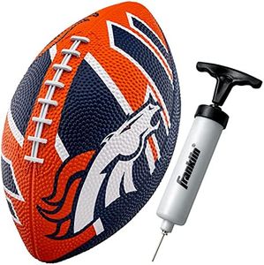 Franklin Sports NFL Rubber Mini Football - 8.5" - Denver Broncos