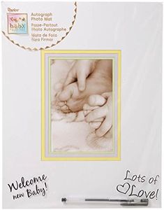 Darice Tapis autographe pour Baby Shower 10 x 15 cm Insert Pastel