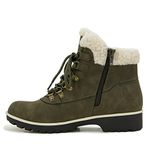 JBU by Jambu Women's Blue Creek Water Resistant Snow Boot, Olive, 4 UK