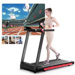 Superun Treadmills for Home Foldable, Raceable Folding Treadmill Suitable for High-Tech Equipment, MAX 158KG Incline Treadmill with APP Control, Door to Door Delivery Running Machine